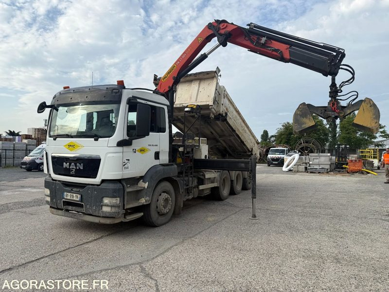 MAN TGS TRIBENNE GRUE 8x4-4 - 2011 / 242000 KM - Truck: picture 1 MAN TGS TRIBENNE GRUE 8x4-4 - 2011 / 242000 KM - Truck: picture 1