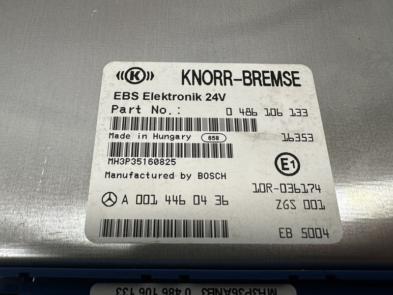 KNORR-BREMSE EBS control unit - ECU for Truck: picture 3 KNORR-BREMSE EBS control unit - ECU for Truck: picture 3