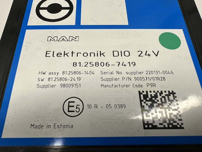 MAN Elektronik DIO 24V - ECU for Truck: picture 3 MAN Elektronik DIO 24V - ECU for Truck: picture 3