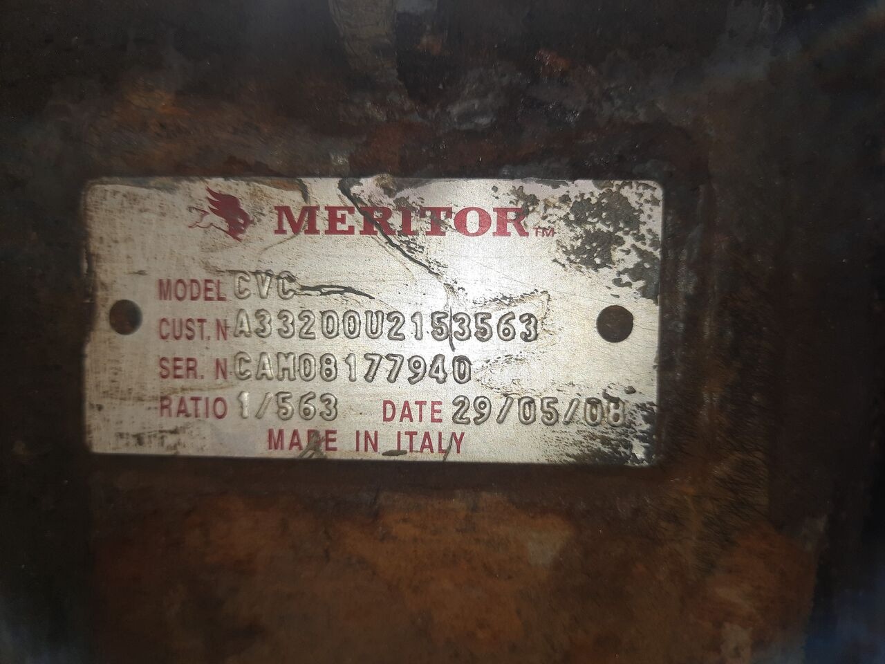 IVECO CVC Meritor IVECO City - Differential gear for Bus: picture 1 IVECO CVC Meritor IVECO City - Differential gear for Bus: picture 1