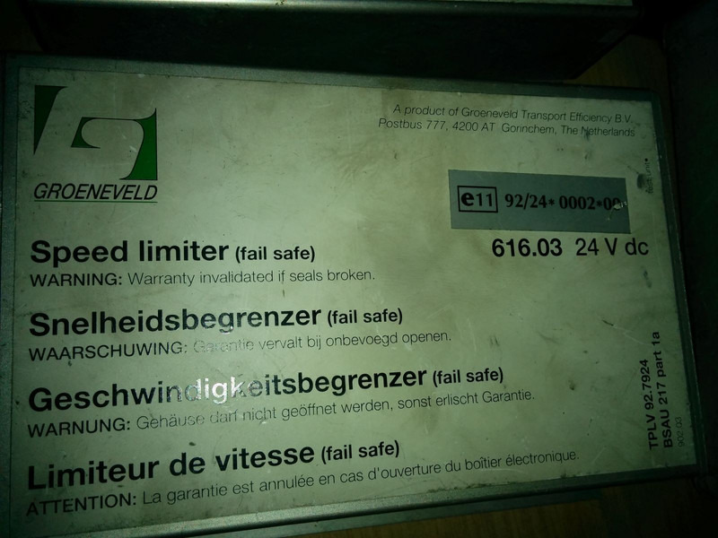 Scania MaxiMum Controol / Truck-Cruise ELSON - ECU: picture 1 Scania MaxiMum Controol / Truck-Cruise ELSON - ECU: picture 1