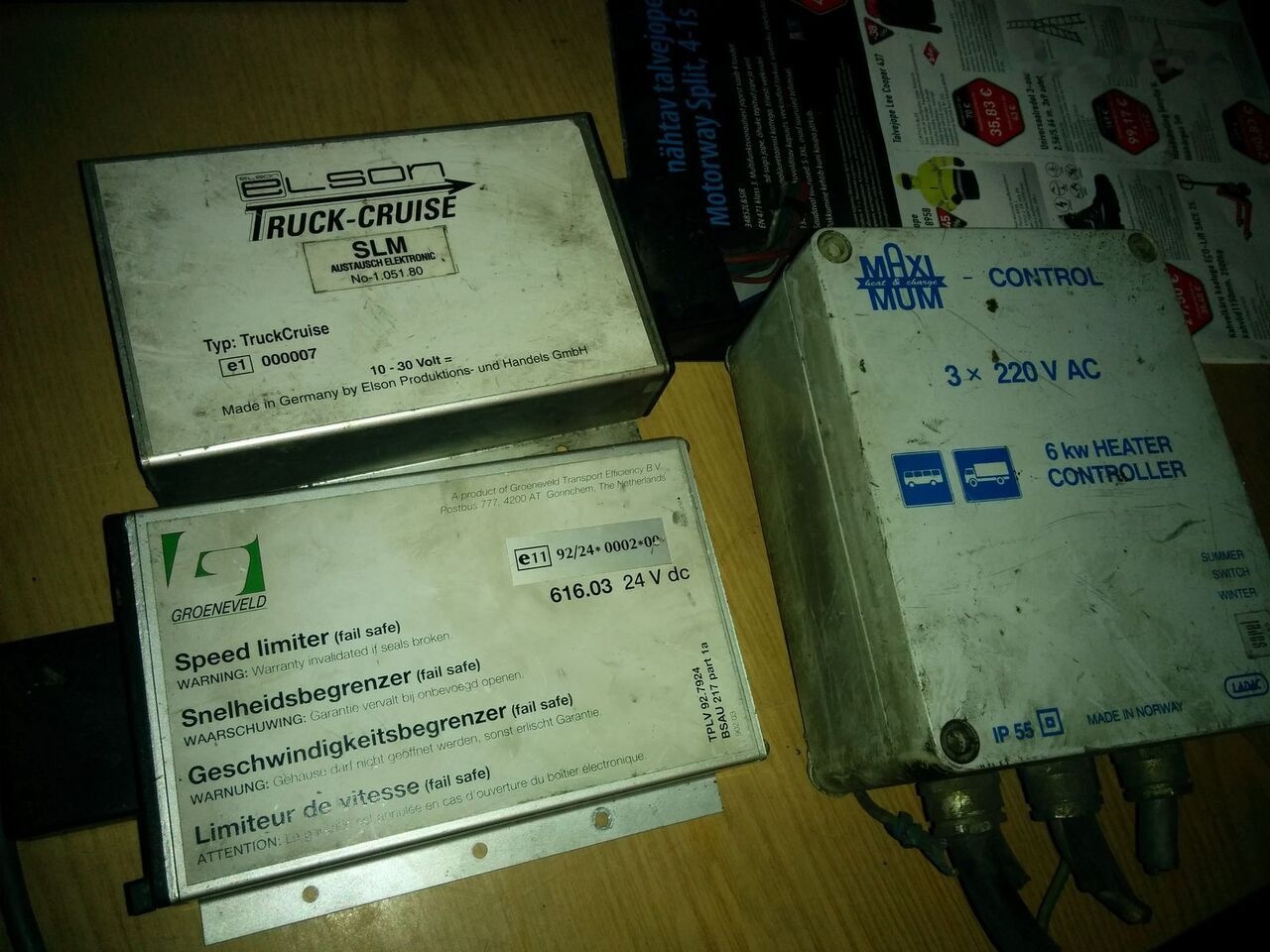 ECU for Bus Scania MaxiMum Controol / Truck-Cruise ELSON   Scania VOLVO: picture 14