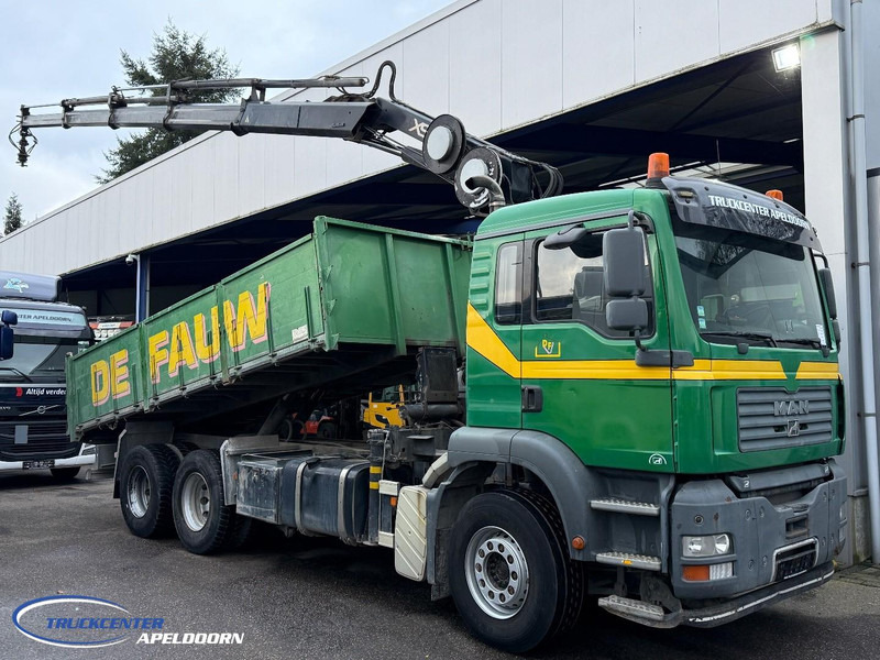 MAN TGA 26.390 6x4, Handgeschakeld, HIAB 166 E-4 - Tipper, Crane truck: picture 1 MAN TGA 26.390 6x4, Handgeschakeld, HIAB 166 E-4 - Tipper, Crane truck: picture 1