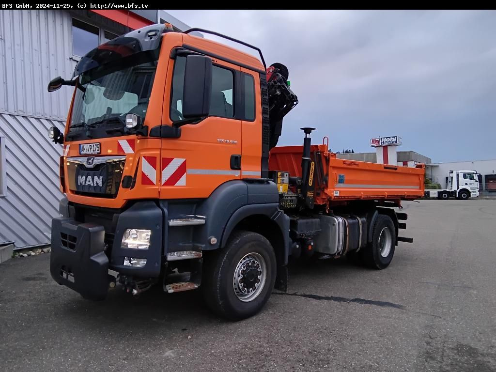 MAN TGS 18.500 4x4 BL Palfinger, WiDi - Tipper: picture 1 MAN TGS 18.500 4x4 BL Palfinger, WiDi - Tipper: picture 1