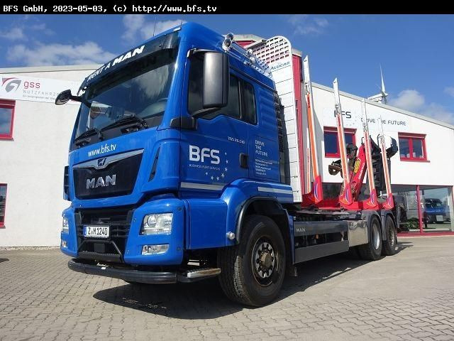 MAN TGS 26.510 6x4 H-4BL NEU ZF Getriebe + NEU Kuppl - Timber truck: picture 1 MAN TGS 26.510 6x4 H-4BL NEU ZF Getriebe + NEU Kuppl - Timber truck: picture 1