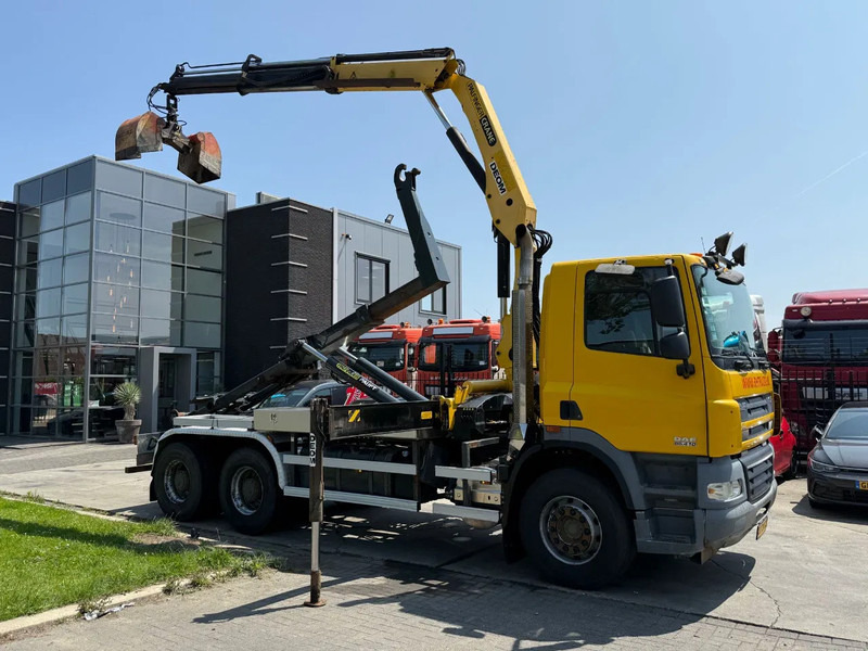 DAF CF 85.410 6X4 - EURO 5 + PALFINGER PK15500 + REMOTE + PALFINGER HOOK - Hook lift truck, Crane truck: picture 2 DAF CF 85.410 6X4 - EURO 5 + PALFINGER PK15500 + REMOTE + PALFINGER HOOK - Hook lift truck, Crane truck: picture 2