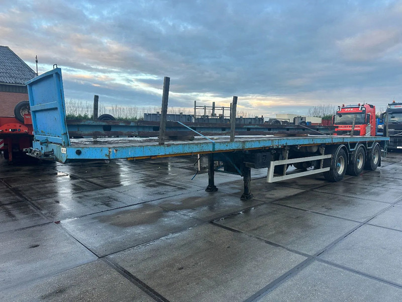 EKW 3 AXLE STEERING, DUBBLE EXTENDABLE TILL 30 METER - Dropside/ Flatbed semi-trailer: picture 1 EKW 3 AXLE STEERING, DUBBLE EXTENDABLE TILL 30 METER - Dropside/ Flatbed semi-trailer: picture 1