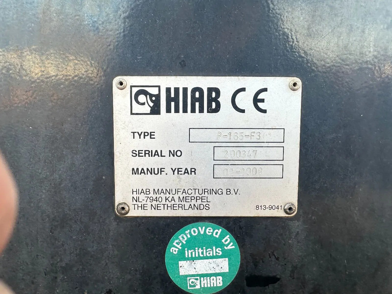 Dropside/ Flatbed semi-trailer Floor HIAB Roller 165-F3 Rotator: picture 7