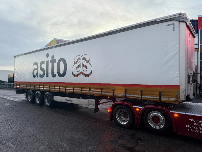 Krone WITH ALUMINIUM SIDEBOARDS, BPW AXLES, SLIDING ROOF - Curtainsider semi-trailer: picture 5 Krone WITH ALUMINIUM SIDEBOARDS, BPW AXLES, SLIDING ROOF - Curtainsider semi-trailer: picture 5