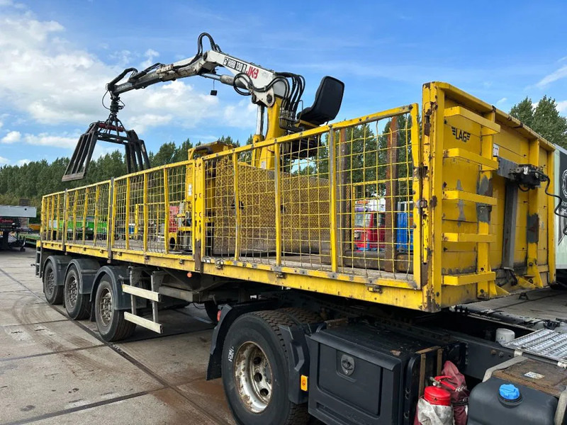 Dropside/ Flatbed semi-trailer LAG HIAB ROLLER 130 R 2009: picture 13