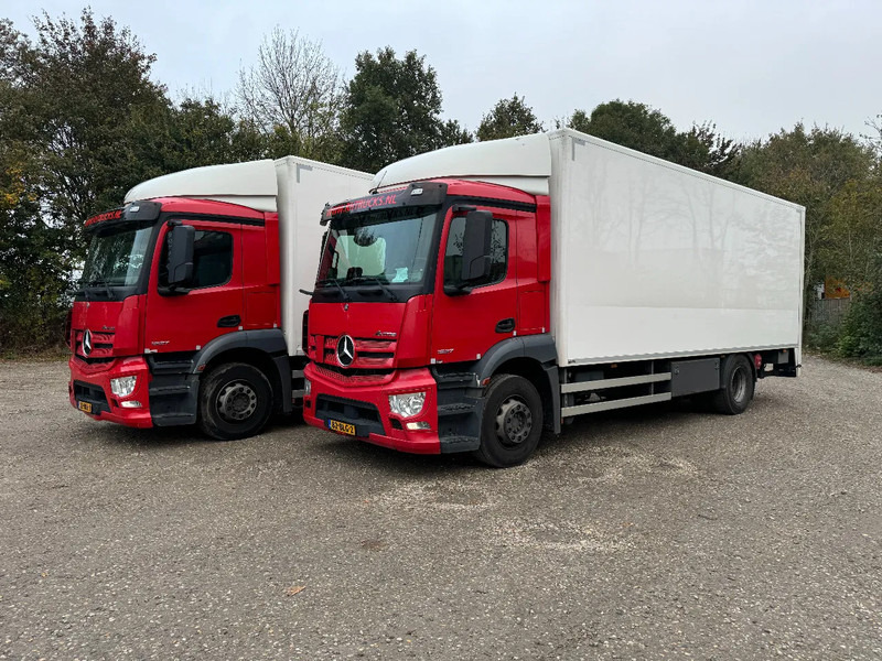 Mercedes-Benz Antos 1927 4X2 4 UNITS EURO 6 DHOLLANDIA 2000 KG TÜV TILL 10-2025 - Box truck: picture 3 Mercedes-Benz Antos 1927 4X2 4 UNITS EURO 6 DHOLLANDIA 2000 KG TÜV TILL 10-2025 - Box truck: picture 3