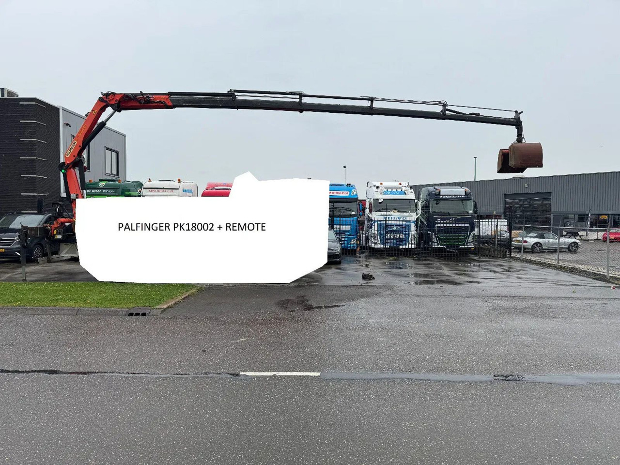 Palfinger PK 18002 + REMOTE + GRAPPLE + 5 HYDRAULIC EXTENT - Loader crane: picture 1 Palfinger PK 18002 + REMOTE + GRAPPLE + 5 HYDRAULIC EXTENT - Loader crane: picture 1