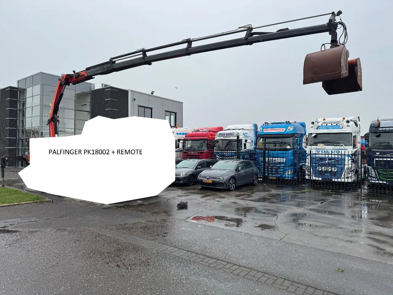 Palfinger PK 18002 + REMOTE + GRAPPLE + 5 HYDRAULIC EXTENT - Loader crane: picture 3 Palfinger PK 18002 + REMOTE + GRAPPLE + 5 HYDRAULIC EXTENT - Loader crane: picture 3