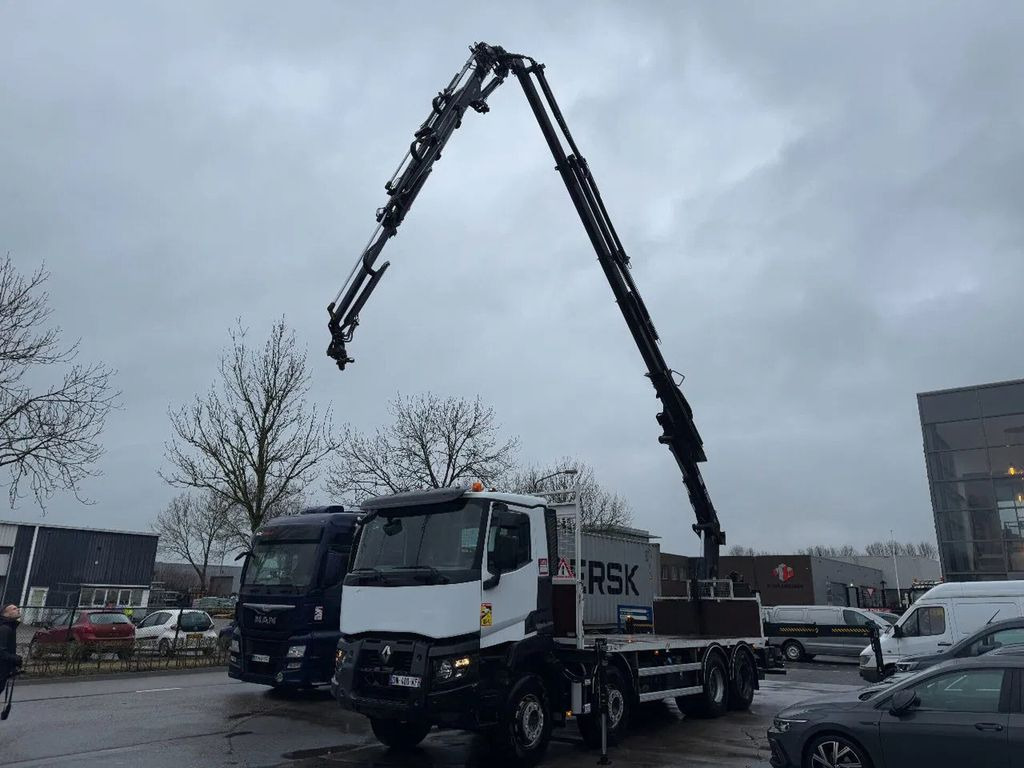 Renault C430 8X4 - EURO 6 + HIAB 288 E-5 + JIB 70X-4 + R - Crane truck, Dropside/ Flatbed truck: picture 3 Renault C430 8X4 - EURO 6 + HIAB 288 E-5 + JIB 70X-4 + R - Crane truck, Dropside/ Flatbed truck: picture 3
