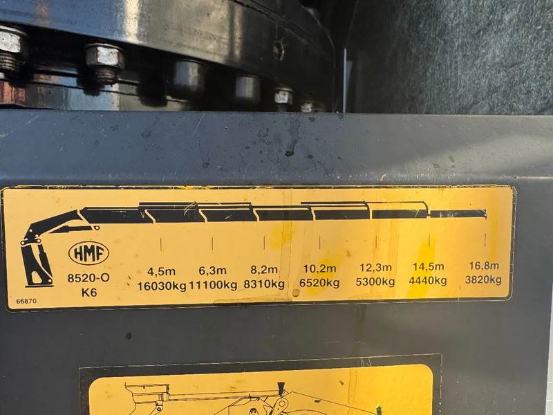 Dropside/ Flatbed truck, Crane truck Scania G440 8X2 EURO 6 HMF 8520 + REMOTE CONTROL TWISTLOCKS: picture 8