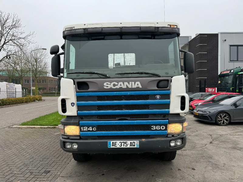 Dropside/ Flatbed truck, Crane truck Scania P124-360 6X4 EURO 2 HIAB 200 C-5 ALL 2000: picture 9
