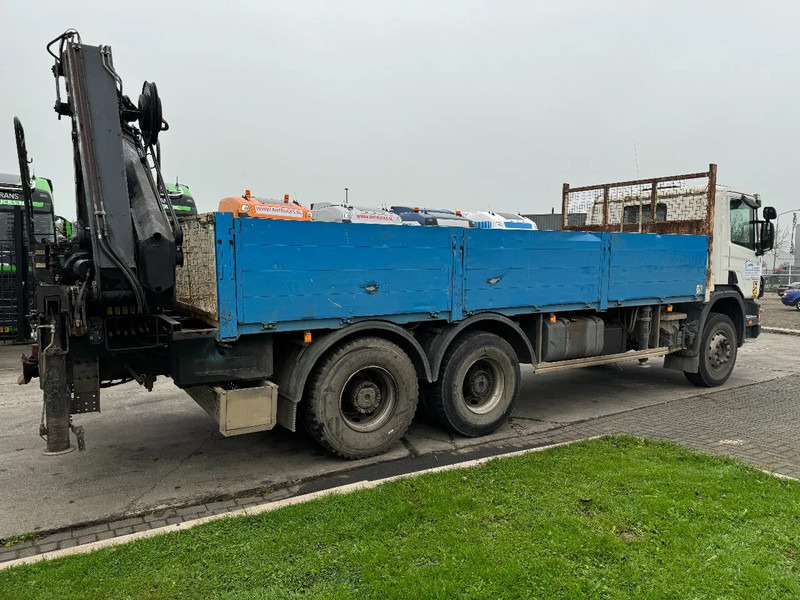 Dropside/ Flatbed truck, Crane truck Scania P124-360 6X4 EURO 2 HIAB 200 C-5 ALL 2000: picture 13