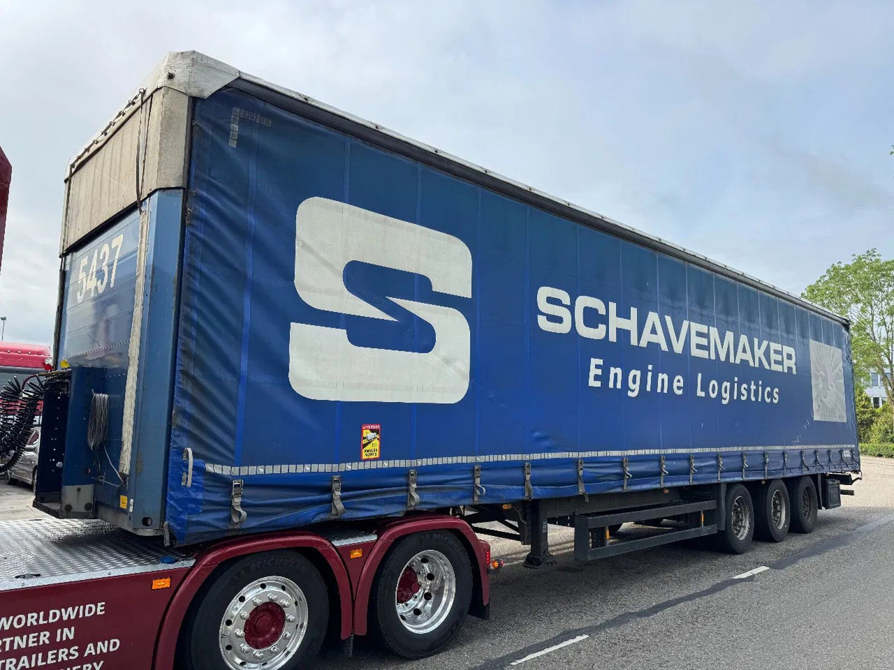 Curtainsider semi-trailer Schmitz Cargobull SCS 24/L - 3 AXLE SAF MEGA: picture 1
