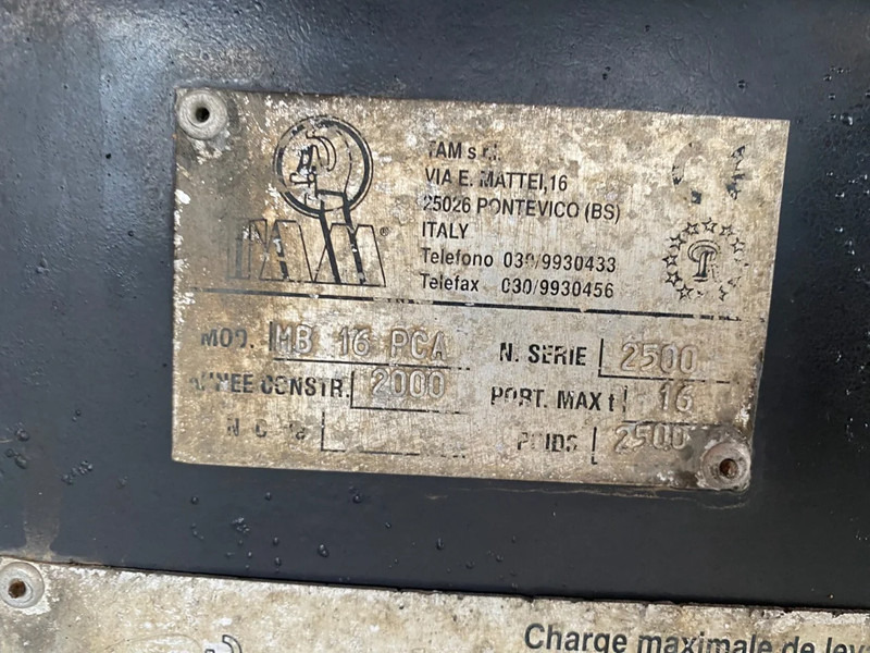 Spare parts Diversen TAM MB 16 PCA ONLY THE HOOK: picture 8