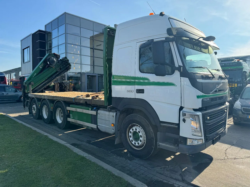 Dropside/ Flatbed truck, Crane truck Volvo FM 500 8X4 HIAB 288 + REMOTE CONTROL 5TH + 6TH FUNCTION: picture 8