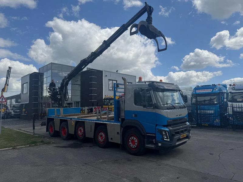 Volvo FMX 460 10X4 HIAB J2640ZT + HULTDINS GRIJPER HUB REDUCTION - Dropside/ Flatbed truck, Crane truck: picture 3 Volvo FMX 460 10X4 HIAB J2640ZT + HULTDINS GRIJPER HUB REDUCTION - Dropside/ Flatbed truck, Crane truck: picture 3