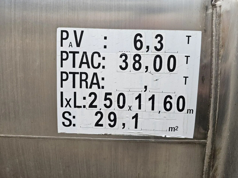 Tank semi-trailer Magyar RVS - INOX - 38.5 M3- 7 Comp.: picture 12 Tank semi-trailer Magyar RVS - INOX - 38.5 M3- 7 Comp.: picture 12