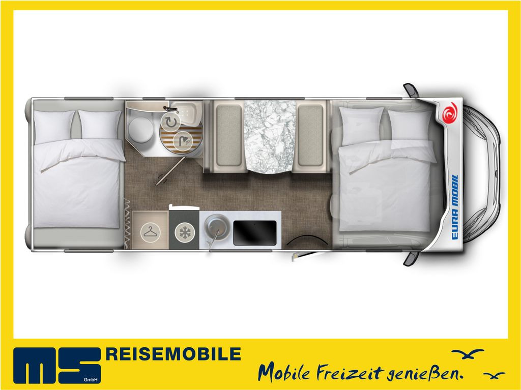 Eura Mobil ACTIVA ONE 690 HB/-2024-/ 180PS-9G-MAXI/ 6xSITZE - Alcove motorhome: picture 2 Eura Mobil ACTIVA ONE 690 HB/-2024-/ 180PS-9G-MAXI/ 6xSITZE - Alcove motorhome: picture 2