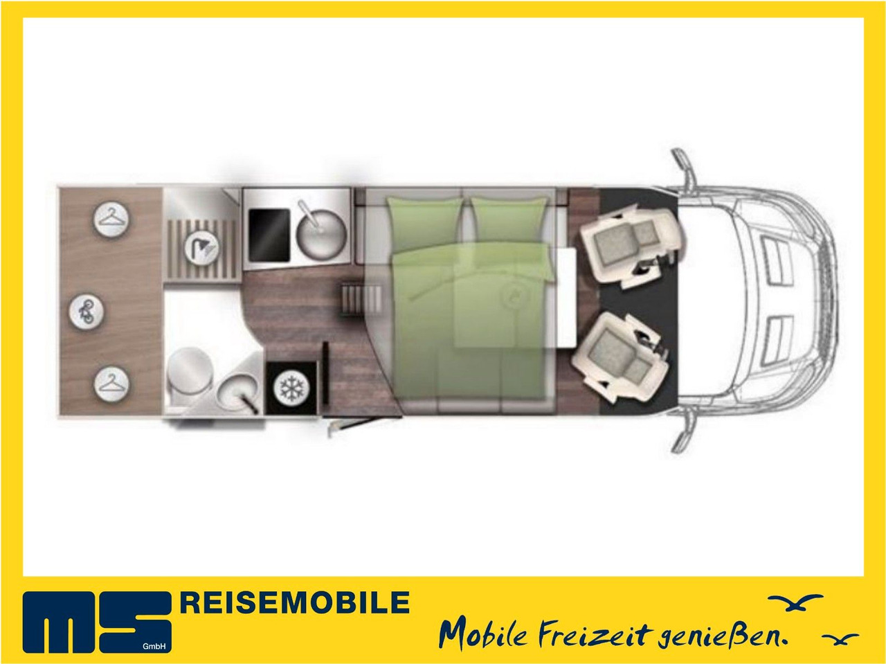 Forster T 639 LF /-2026- / 165 PS-8G / HUBBETT & RAUMBAD - Semi-integrated motorhome: picture 2 Forster T 639 LF /-2026- / 165 PS-8G / HUBBETT & RAUMBAD - Semi-integrated motorhome: picture 2