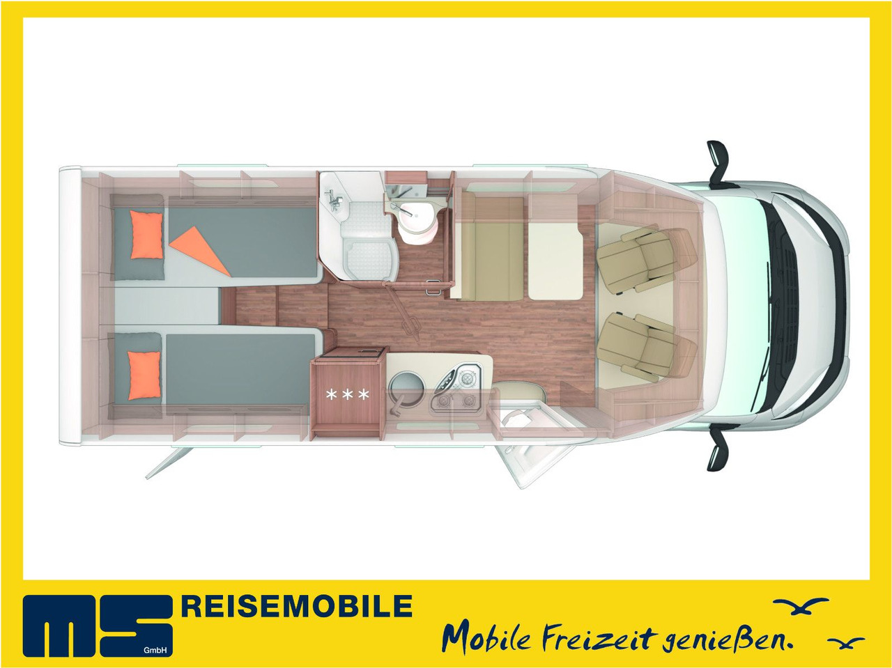 Weinsberg CARACOMPACT 600 MEG PEPPER /-2025-/ 8G.AUTOMATIK - Semi-integrated motorhome: picture 2 Weinsberg CARACOMPACT 600 MEG PEPPER /-2025-/ 8G.AUTOMATIK - Semi-integrated motorhome: picture 2