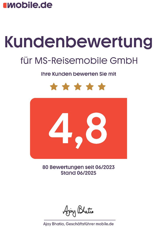 Semi-integrated motorhome Weinsberg CARASUITE 650 MEG/155-DSG/EINZELBETTEN & HUBBETT: picture 31