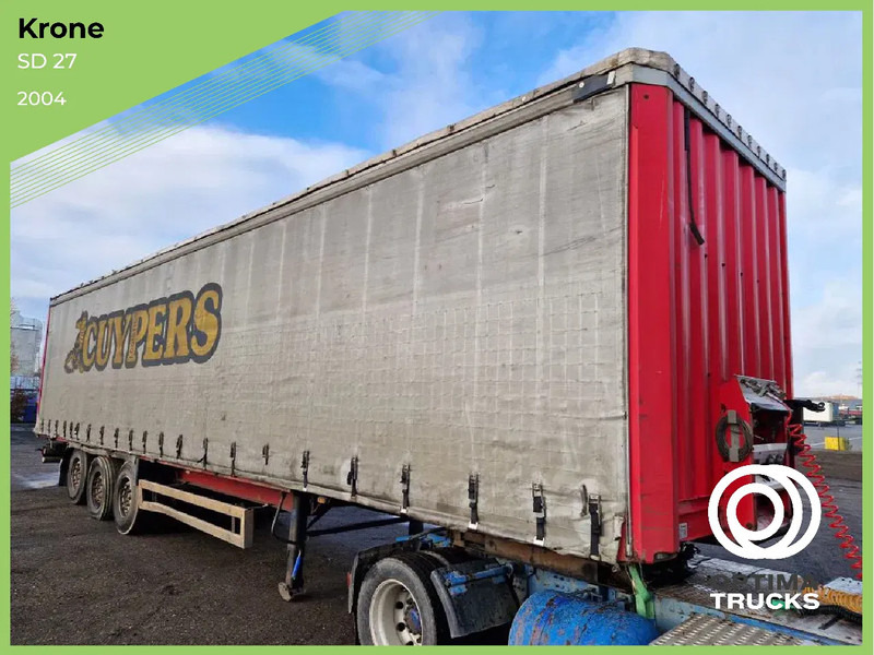 Krone SD 27 / HUBDACH / TOIT LEVANT / HEFDAK / COIL / COILMULDE / FOSSE Á BOBINE - Curtainsider semi-trailer: picture 1 Krone SD 27 / HUBDACH / TOIT LEVANT / HEFDAK / COIL / COILMULDE / FOSSE Á BOBINE - Curtainsider semi-trailer: picture 1