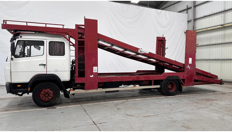 Mercedes-Benz 1524 BLATT-BLATT / LAMMES-LAMMES - Autotransporter truck: picture 2 Mercedes-Benz 1524 BLATT-BLATT / LAMMES-LAMMES - Autotransporter truck: picture 2