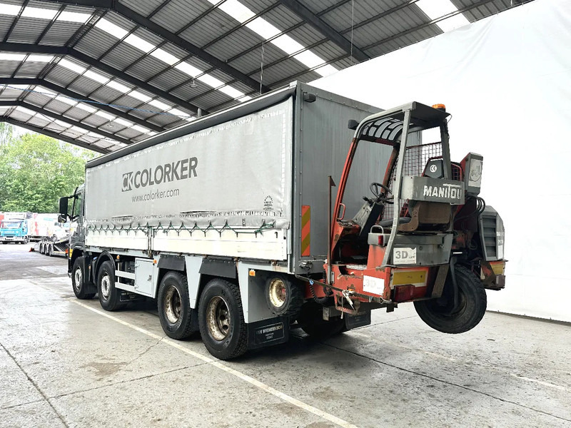 Volvo FM 400 8x4 with MANITOU 3D Lift - Curtainsider truck, Crane truck: picture 3 Volvo FM 400 8x4 with MANITOU 3D Lift - Curtainsider truck, Crane truck: picture 3