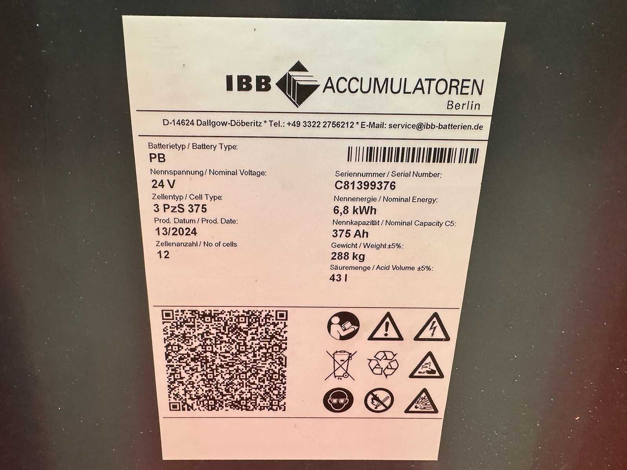 Forklift 13/2024 SERVICE +UVV 10/2026 LINDE T20SF 2.000KG PALLET TRUCK ANT STACKER 3.098 HOURS: picture 13 Forklift 13/2024 SERVICE +UVV 10/2026 LINDE T20SF 2.000KG PALLET TRUCK ANT STACKER 3.098 HOURS: picture 13
