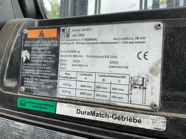 Forklift 2013 HYSTER H3.5 FY FORKLIFT: picture 17