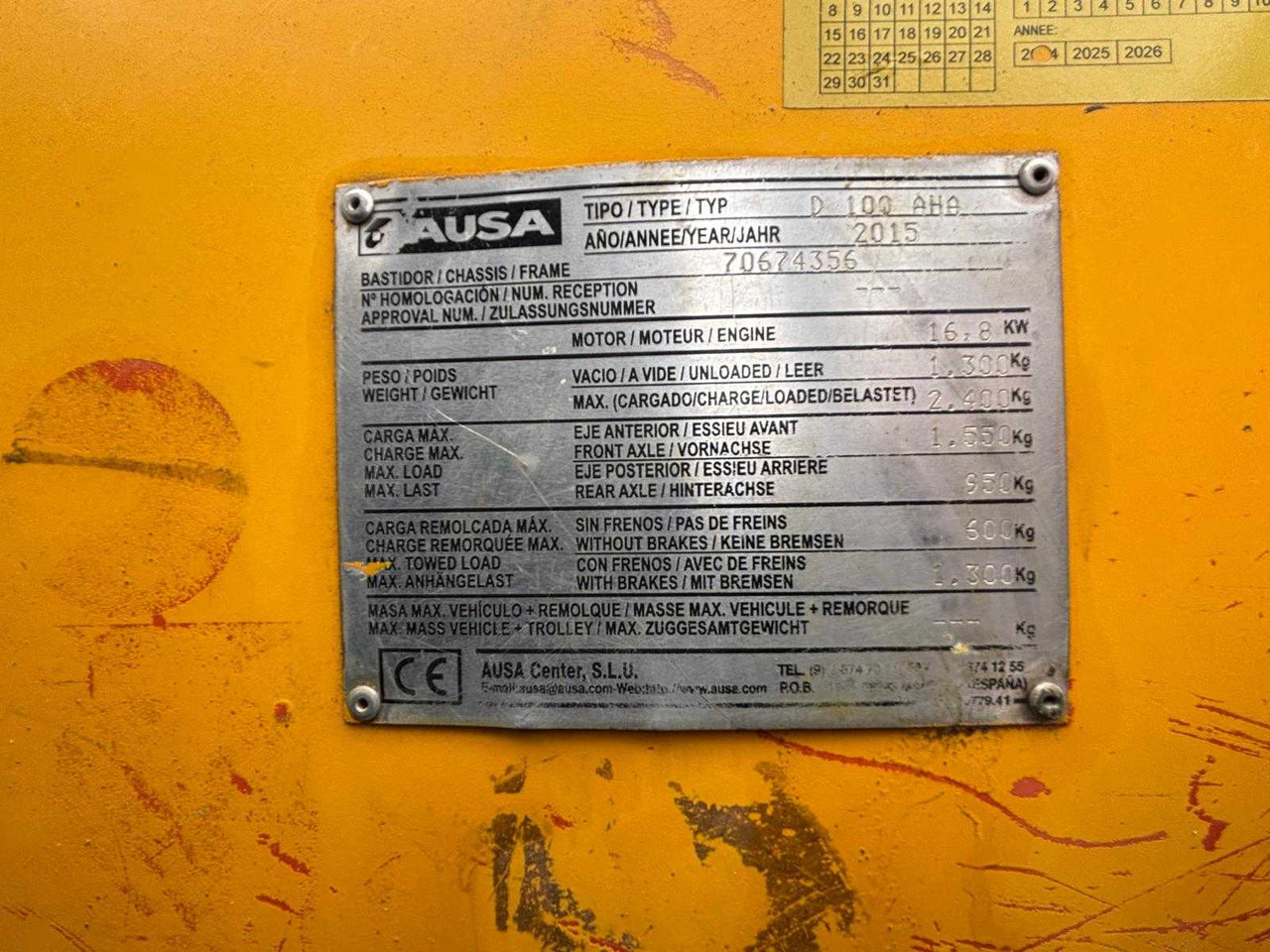 Dumper AUSA D 100 AHA: picture 21