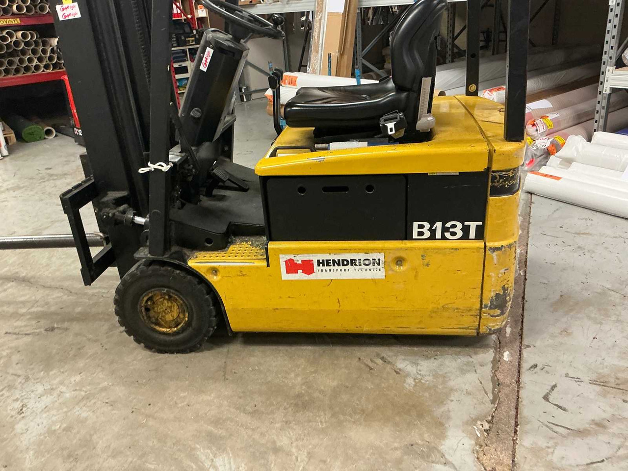 DAEWOO - B13T - FORKLIFT WITH MANDREL - Forklift: picture 3 DAEWOO - B13T - FORKLIFT WITH MANDREL - Forklift: picture 3