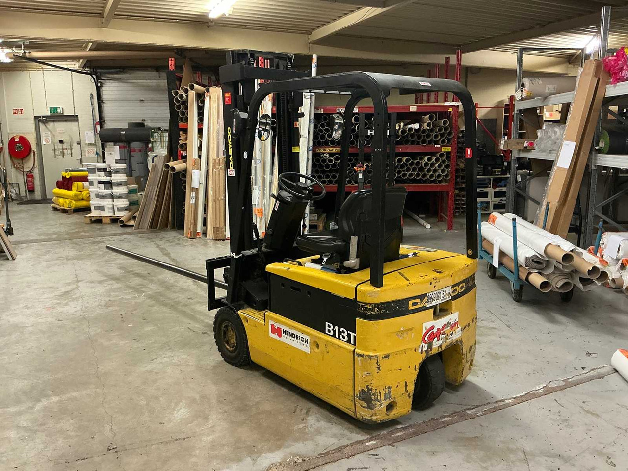 DAEWOO - B13T - FORKLIFT WITH MANDREL - Forklift: picture 2 DAEWOO - B13T - FORKLIFT WITH MANDREL - Forklift: picture 2