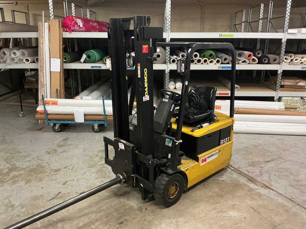 DAEWOO - B13T - FORKLIFT WITH MANDREL - Forklift: picture 1 DAEWOO - B13T - FORKLIFT WITH MANDREL - Forklift: picture 1