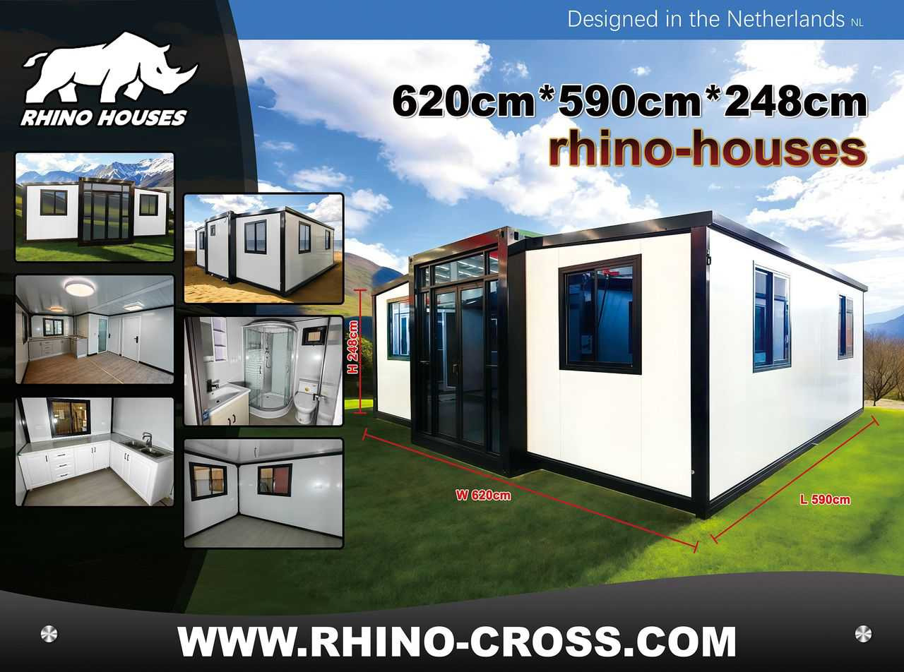 Rhino-Houses 36,5 m2 - Construction container: picture 2 Rhino-Houses 36,5 m2 - Construction container: picture 2