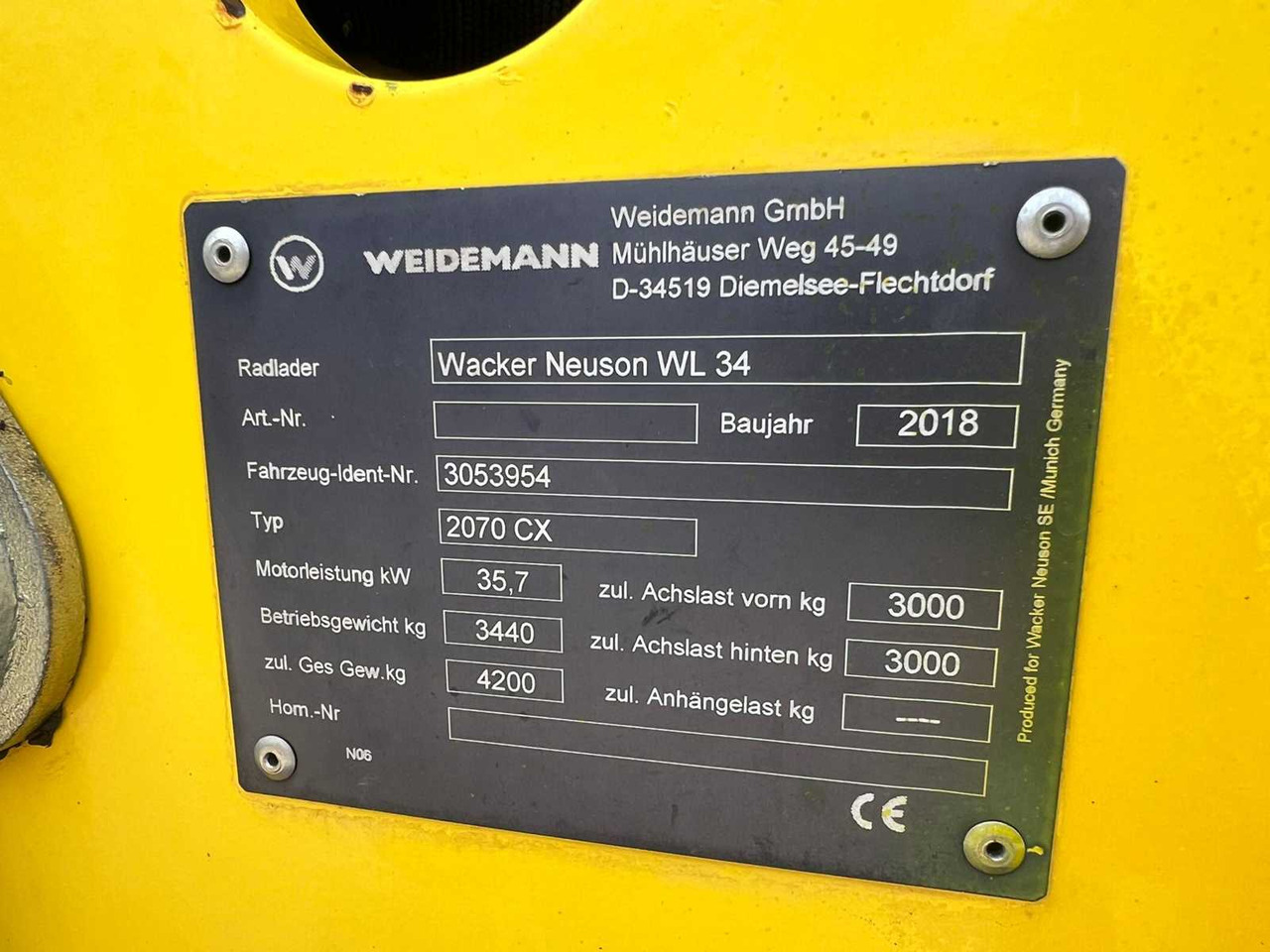 Wheel loader Wacker Neuson WL34: picture 13