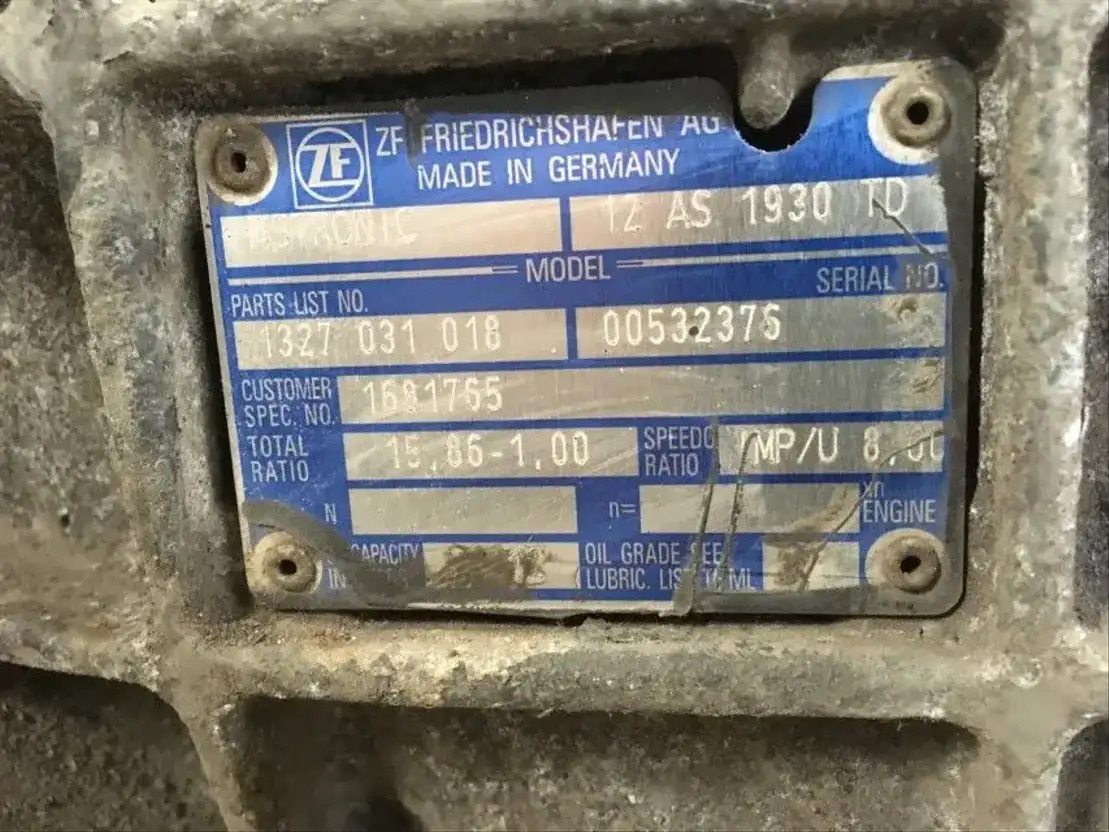 DAF Versnellingsbak 12 AS 1930 TD - Gearbox and parts for Truck: picture 5 DAF Versnellingsbak 12 AS 1930 TD - Gearbox and parts for Truck: picture 5