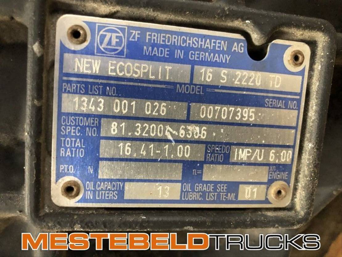 MAN Versnellingsbak 16 S 2220 TD - Gearbox for Truck: picture 5 MAN Versnellingsbak 16 S 2220 TD - Gearbox for Truck: picture 5