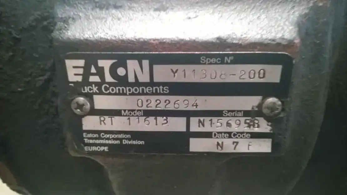 MAN Versnellingsbak Eaton RT11613 - Gearbox and parts for Truck: picture 5 MAN Versnellingsbak Eaton RT11613 - Gearbox and parts for Truck: picture 5