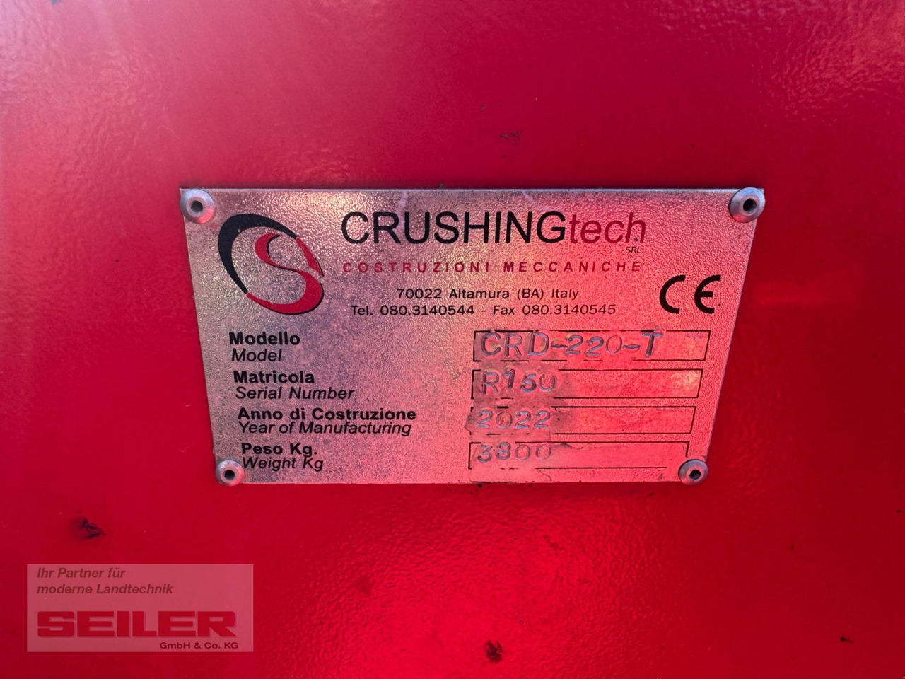 Flail mower CrushingTech CRD-220-T Steinbrecher: picture 12