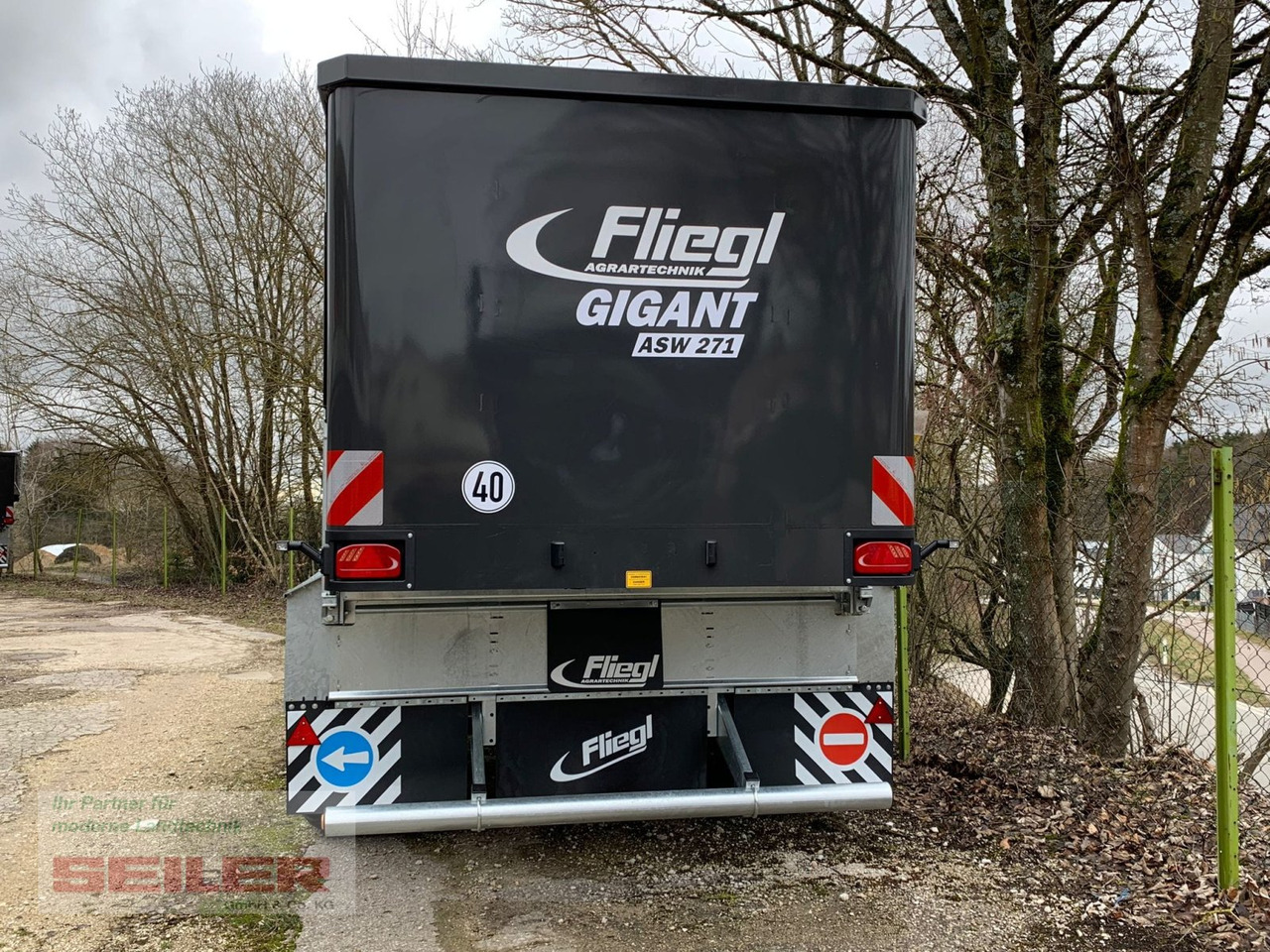 Fliegl ASW 271 C FOX Lenkachse 22,5" 35m³ - Self-loading wagon: picture 3 Fliegl ASW 271 C FOX Lenkachse 22,5" 35m³ - Self-loading wagon: picture 3