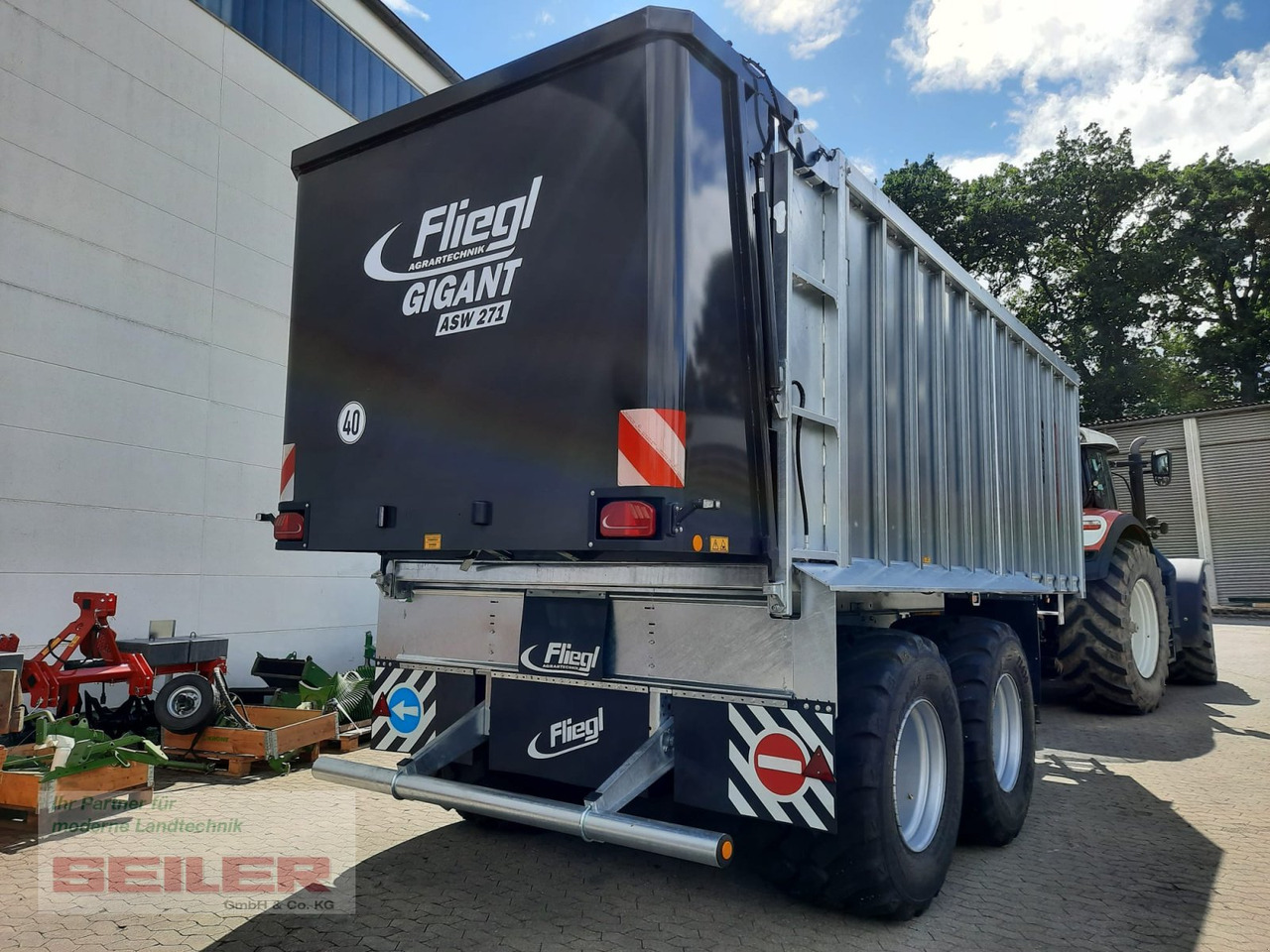 Fliegl ASW 271 C FOX Lenkachse 26,5" 35m³ - Self-loading wagon: picture 5 Fliegl ASW 271 C FOX Lenkachse 26,5" 35m³ - Self-loading wagon: picture 5