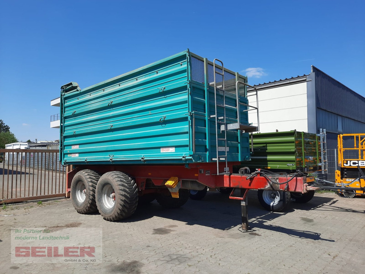Wagner WTK 20T + hydr. Rückwand 23m³ - Farm tipping trailer/ Dumper: picture 1 Wagner WTK 20T + hydr. Rückwand 23m³ - Farm tipping trailer/ Dumper: picture 1