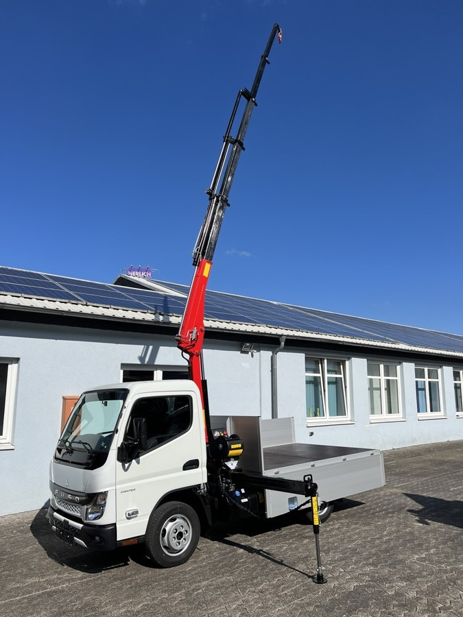 FUSO 3S15 Alu Pritsche Ladekran 34S 3 x hydr. - Flatbed van: picture 2 FUSO 3S15 Alu Pritsche Ladekran 34S 3 x hydr. - Flatbed van: picture 2