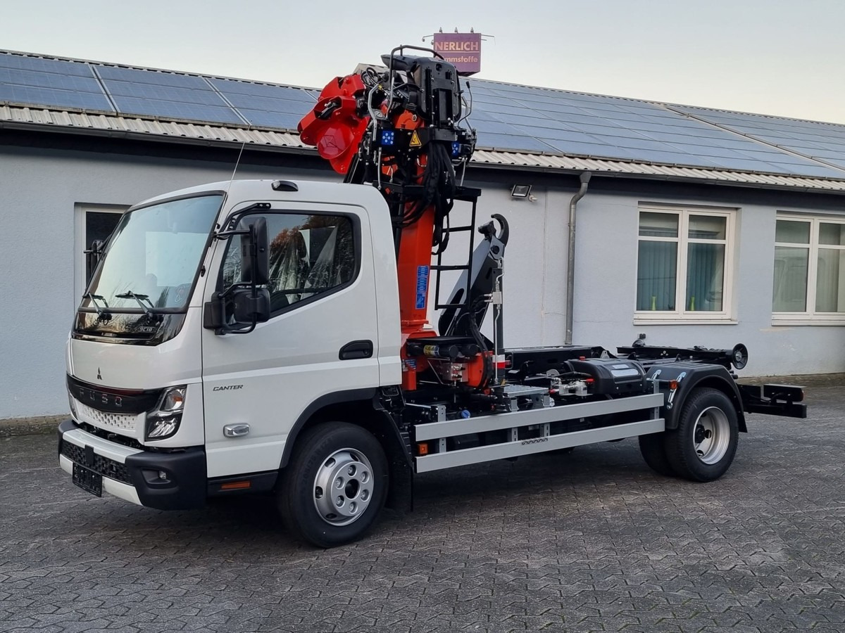 FUSO FUSO 9C18 City Abrollkipper + Z-Kran Recycling - Hook lift truck, Crane truck: picture 3 FUSO FUSO 9C18 City Abrollkipper + Z-Kran Recycling - Hook lift truck, Crane truck: picture 3